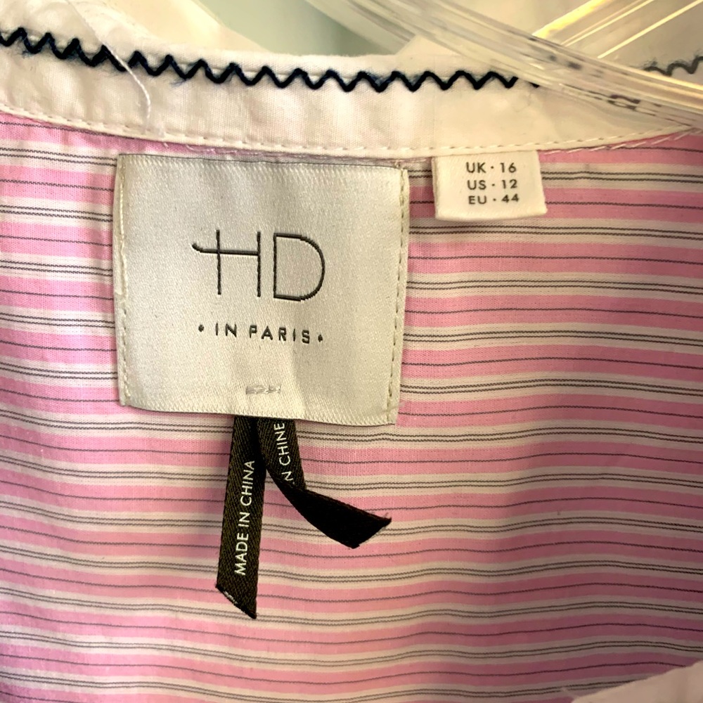 Anthropologie HD in Paris Mixed print top blouse_5